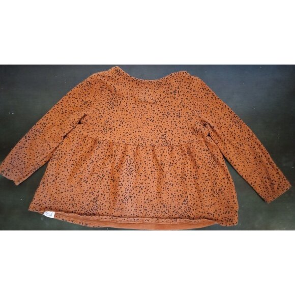 GAP playtime organic cotton rust brown toddler tunic top - Picture 2 of 3